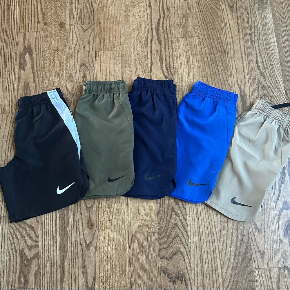 Nike Kids Shorts Set - Black, Olive, Navy, Blue, Tan